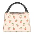 thumbnail image 1 of Balery Strawberries Bolsa de Aislamiento Portátil – Bolsa de Almuerzo con Forro de Aluminio Mejorado, Funda Impermeable y Fácil de Limpiar para Picnic y Caja de Almuerzo, 1 of 6