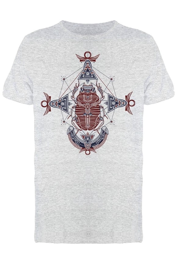 Egyptian Scarab Pharaoh Symbol Tee Men's -Image by Shutterstock