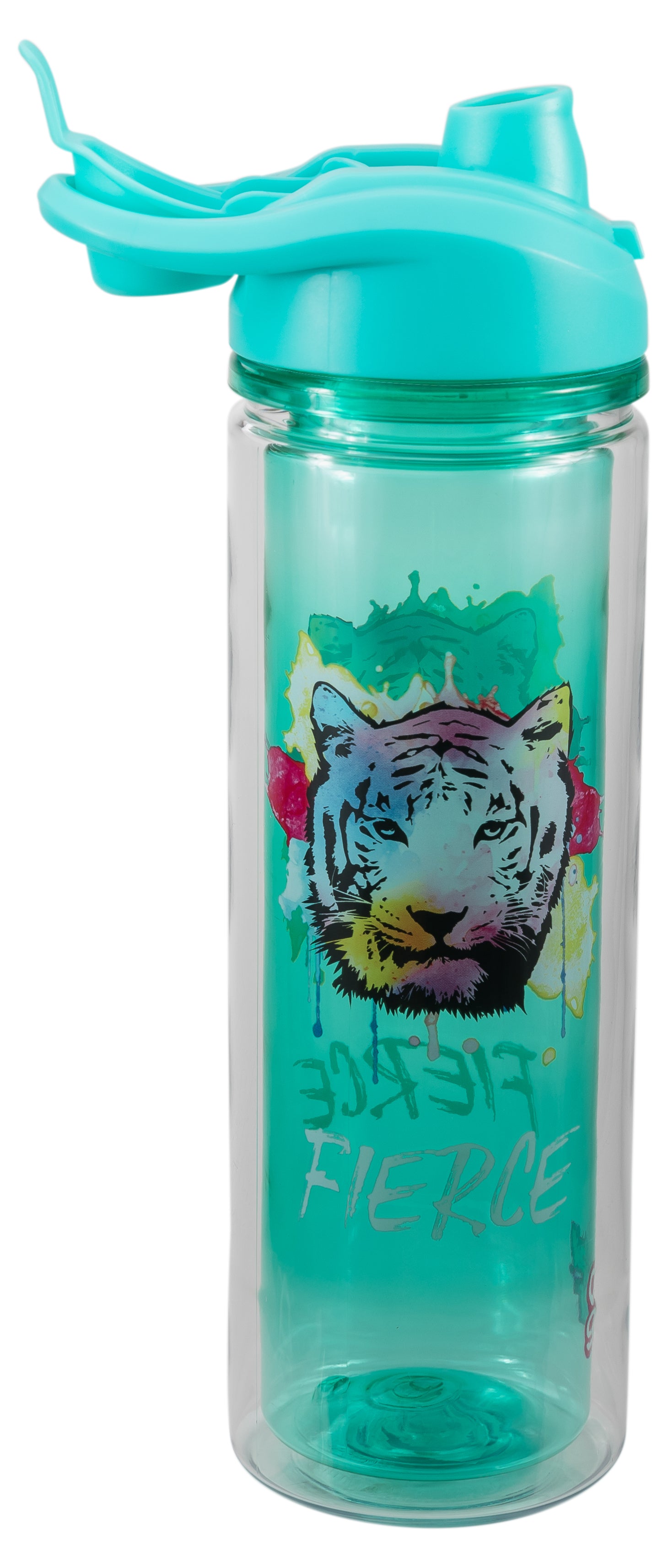 COOL GEAR 2-Pack 20 oz Essence Chugger Water Bottle with Wide Mouth & Flip Cap Design - Unicorn/Leaves - image 4 of 6