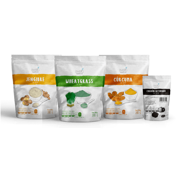 KIT SUPERFOODS ANTIFLAMATORIOS Avelit Superfoods Bolsas stand up