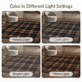 thumbnail image 7 of ODIKA 8'x10' Washable Area Rug Non-Shedding, Easy Care, Farmhouse Tartan Design With Striped Border Accents Buffalo Plaid Refined for King Size Bedroom Under Bed, Master Suite, 7 of 7