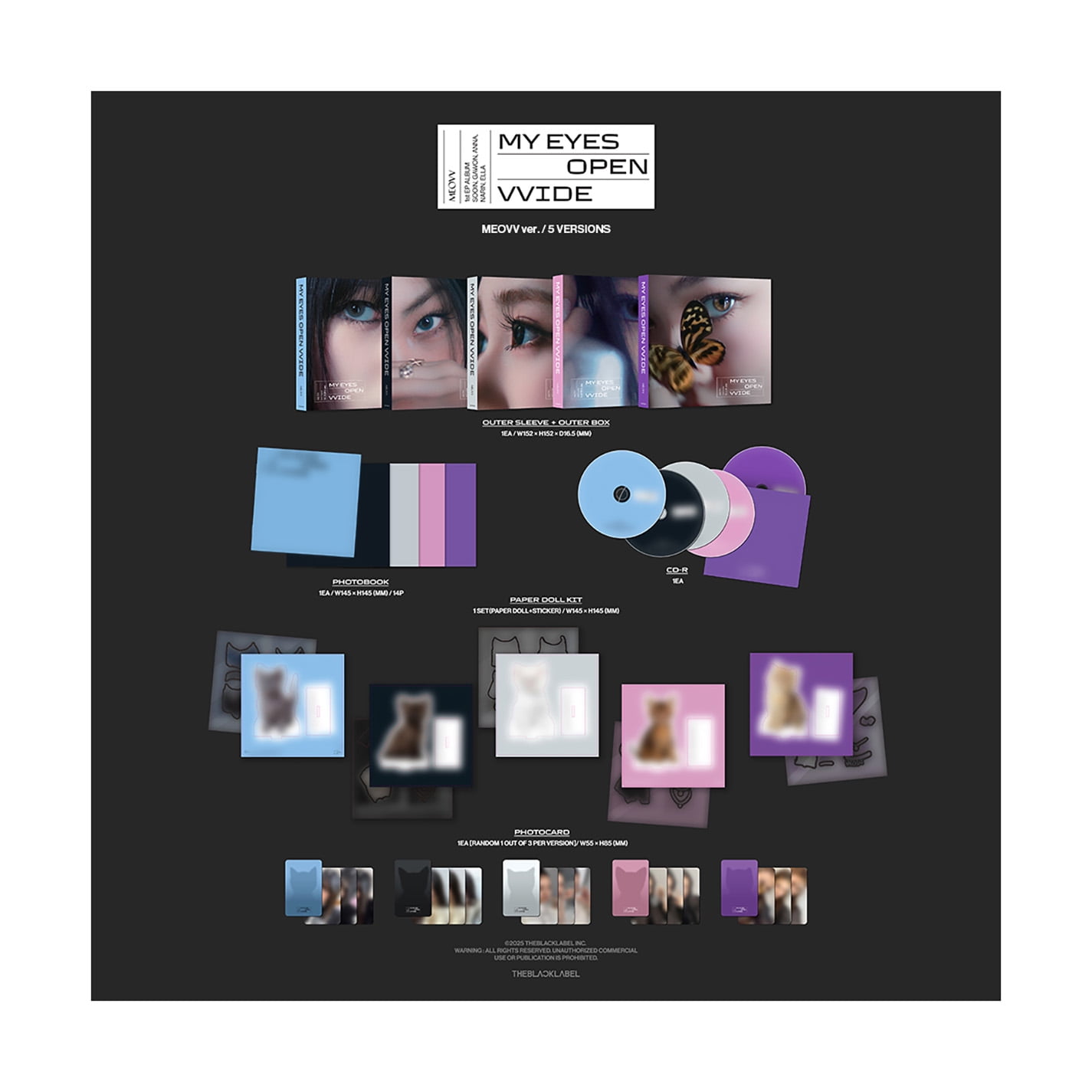 Meovv - Meovv 1st Ep Album My Eyes Open Vvide [MEOVV ver.] - Music