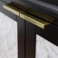 thumbnail image 4 of Trento 43" Solid Wood Vanity with Left Oval Sink in Blue/Gray Granite Stone, 4 of 13