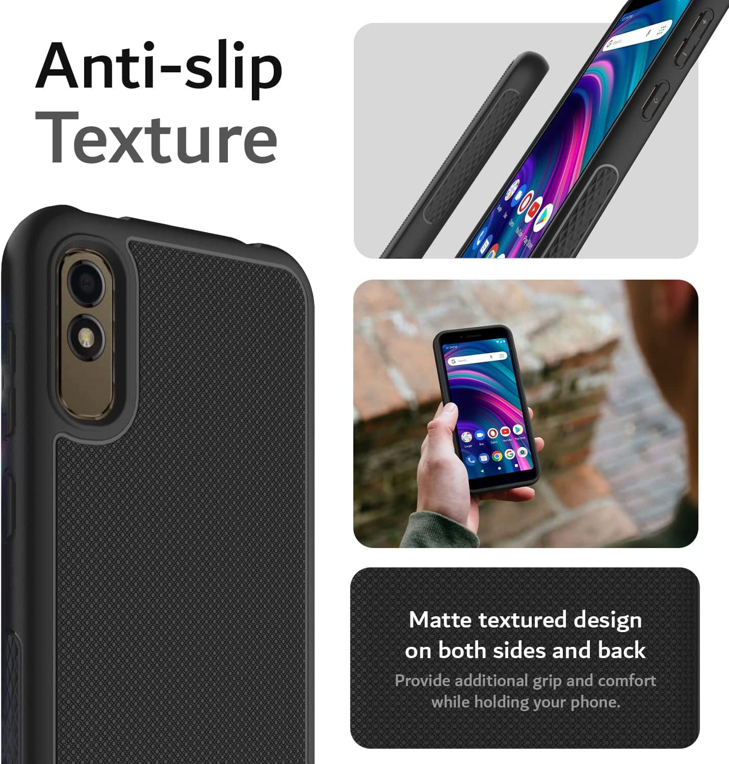 BLU C5L Max Phone Case, TUDIA Slim, Shockproof, Lightweight