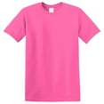 thumbnail image 6 of Gildan Short Sleeve T-Shirt for Men - 5XL Size | 50/50 Cotton/Poly Crew Neck Tee, Safety Pink, 5.3 oz, 6 of 6