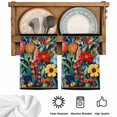thumbnail image 5 of Spring Wildflowers Kitchen Towels Set of 4, Modern Abstract Art Daisy Floral Leaves Absorbent Dish Towels for Kitchen, Microfiber Hand Towel, Quick Drying Tea Towel for Cleaning Decorative Dishcloths, 5 of 7
