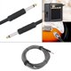 thumbnail image 5 of Cable de audio para instrumento de guitarra eléctrica, cable de audio universal para piano eléctrico de 32 pies, resistente y duradero, 5 of 9