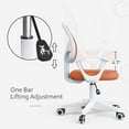 thumbnail image 3 of Mecor Kids Desk Chair Teens Computer Chair with Low BackArm & Adjustable Swivel Study Chair, Orange, 3 of 5