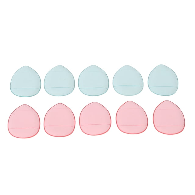 Finger Powder Puff, Elástica Linda Herramienta Cosmética de Maquillaje de Dedo 10pcs para Vieges Domémicos para Mujeres