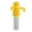 Yellow, variant on Stainless Steel and Silicone Tea Infuser with Leak-Proof Design and Large Tea Compartment for Home and Travel Use