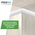 thumbnail image 3 of M-D Building Products 32021 5/16 in. Bright Clear Aluminum Bullnose Inside Corner, 3 of 11