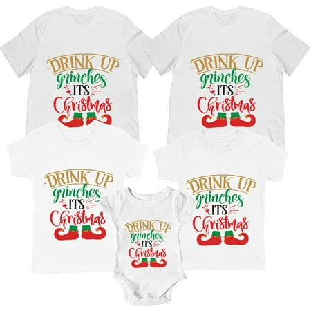 

Grinch Cheers Family Matching Custom T-Shirts Family Vacation Shirts Personalized Shirt For Father Mother Sisther Brother Baby