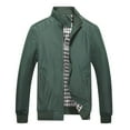 thumbnail image 3 of PENGXIANG Mens Business Solid Leisure Large Zipper Jacket, 3 of 4