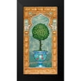 thumbnail image 2 of Kruskamp, Janet 9x14 Black Modern Framed Museum Art Print Titled - Temple Topiary II, 2 of 5