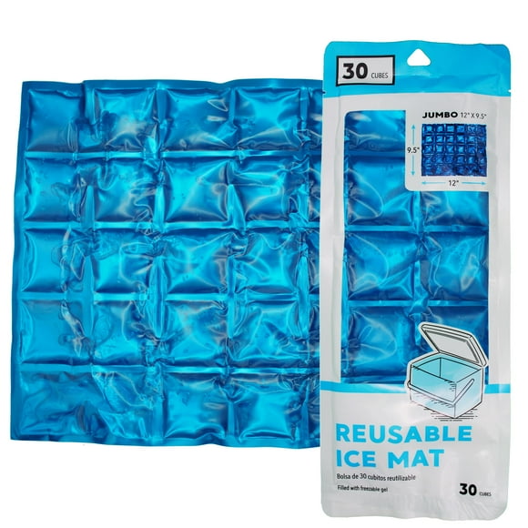 Colchoneta Flexible Reutilizable de Gel para Hielo Jacent con 30 Cubos