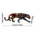 thumbnail image 2 of Leopard Statue, Desktop Animal Decoration Resin, Leopard Sculpture Ornament Leopard Statues for Desktops for Animal Lovers, 2 of 9