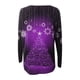 thumbnail image 5 of ICHUANYI Clearance Women Long Sleeves Floral Casual Shirts Solid Pullover Loose Tunic Tops Christmas Tree Print Round Neck Long Dleeve Blouse ICHUANYI "ICHUANYI", 5 of 5