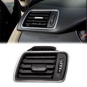 Car Front Air Vent Center Dash AC Outlet Panel Assembly Air Conditioning Outlet Trim For Volkswagen Passat B6 B7 CC R36 2009-2014 Replace 3AD819728A-left(frosted)