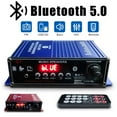 400W Stereo Home Audio Amplifier Bluetooth 5.0 2 Channel Digital Power