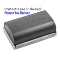 thumbnail image 2 of Kastar 3-Pack BN-VF808 Battery and AC Wall Charger Replacement for JVC GR-D796US GR-D820 GR-D820EK GR-D850 GR-D850EK GR-D850EX GR-D850US GR-D851 GR-D853 GR-D860 GR-D860EK GR-D870 GR-D870EK GR-D870US, 2 of 5
