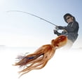 thumbnail image 3 of Aparejos De Señuelos Para Peces De Pulpo, Señuelos De Pesca De Calamar, Atractivos Ojos Grandes, Falda Resistente A Mordeduras Para Agua Dulce, 3 of 7