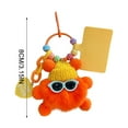 thumbnail image 3 of Uuiauoio Soft Plush Toy Keychain with Stuffed Animal Design, Embroidery Eyes for Bags and Backpacks, Cute Miniature Key Ring for Daily Use and Gift Giving, Durable Plush Keychain for Adults, 3 of 7