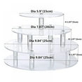 thumbnail image 2 of Cake Pop Display Stand, 35 Holes Clear Acrylic 3 Tier Round Cupcake Dessert Holder Weddings Baby Showers Birthday Parties Anniversaries Halloween Candy Decorative (35 Hole), 2 of 5