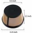 thumbnail image 5 of Reusable 8-12 Cup Basket Coffee Filter fits Mr. Coffee Makers and Brewers. Compatible Mr. Coffee Reusable Basket Filter & Mr. Coffee Basket Filter - BPA Free - (2 PACK), 5 of 6