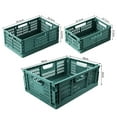 thumbnail image 3 of LOVE DOCK Storage Basket Folding Large Capacity Load Bearing Collapsible Plastic Storage Crate Box for Kitchen, 3 of 6