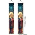 thumbnail image 3 of Three Kings Day Door Banner 71 x 12 Inch Vertical Hanging Decoration Epiphany Fiesta Día De Reyes Celebration Religious Holiday Porch Wall Entryway Party Decor, 3 of 10