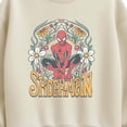 thumbnail image 2 of Marvel - Spider-Man Florals - Women's Oversized Fleece Crew Sweatshirt, 2 of 4