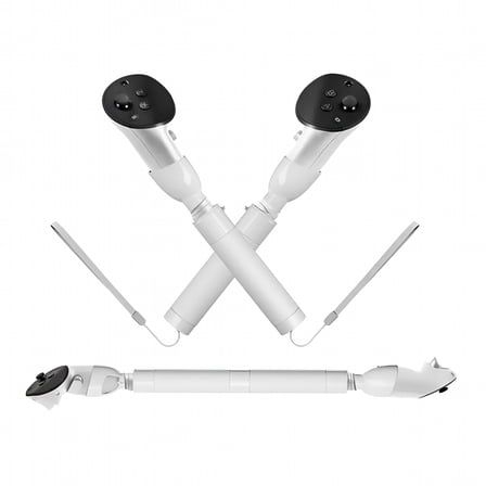 LAMIRO Handle Attachments for VR Controller Accessories, Long Arms Extension Grip 1pair