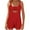 Red, variant on ABATAB Women's Summer Rompers Sleeveless Built in Bra Jumpsuit Wide Leg Beach Romper Travel Vacation Outfits