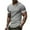 Gray, variant on zfhfof Men's Muscle T Shirts Stretch Short Sleeve V Neck Gym Workout Athletic Tee Shirts Fashion Waffle Knit Shirt