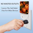 thumbnail image 3 of Maple leaf pumpkin LED Square Night Lights - Energy Efficient and Stylish Bedroom Lighting Solution, 3 of 6