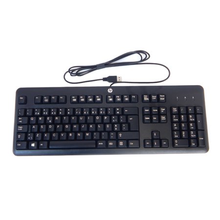 HP USB Portuguese Black Keyboard 724720-131 672647-133