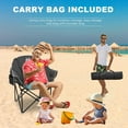 thumbnail image 6 of Slsy Oversized Folding Camping Chair, Portable Oversize Camping Chairs for Adults, Fully Padded Folding Chairs Outdoor Sports, Lawn Chair Patio Lounge Chairs 500 LBS Capacity, 6 of 10
