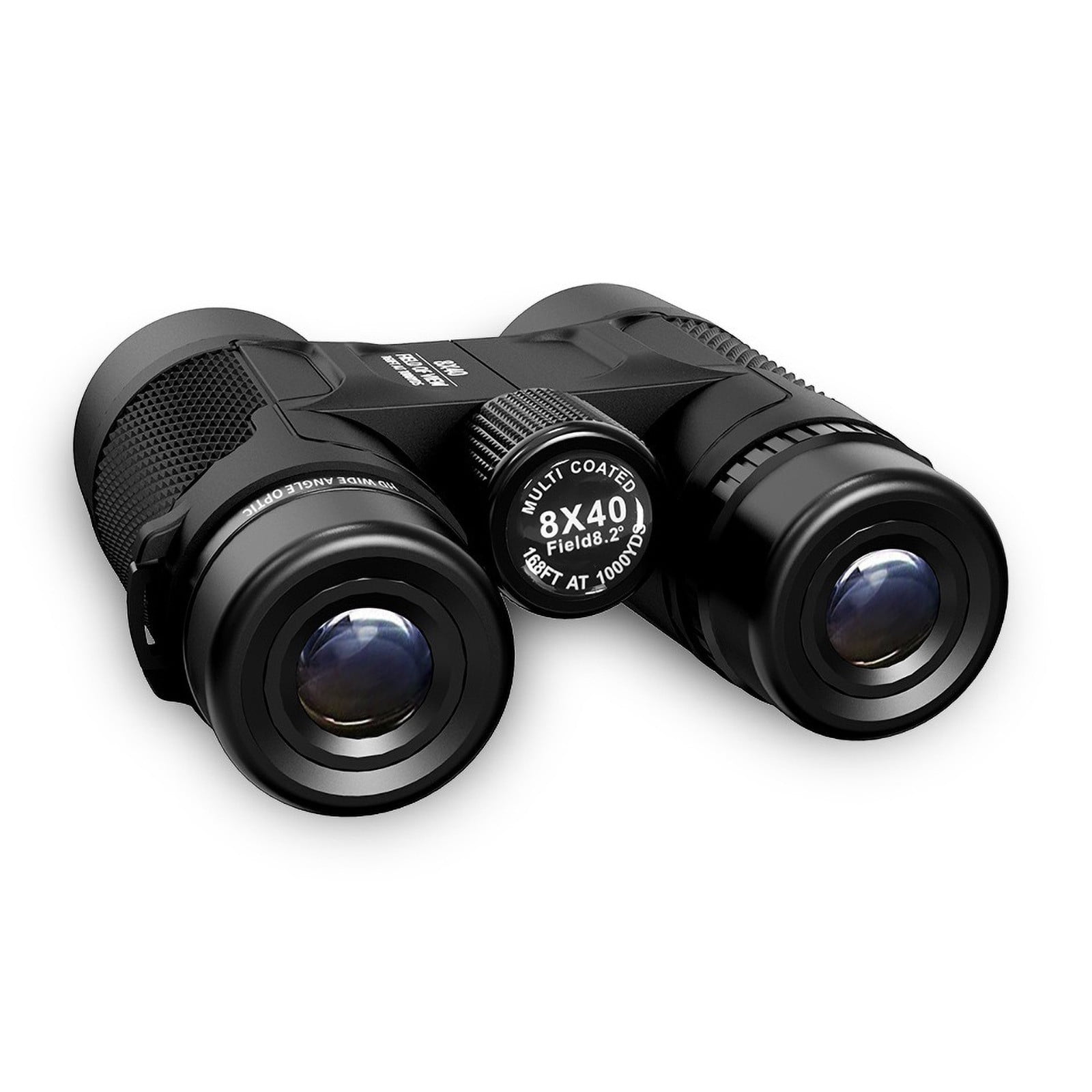 Binoculars - 8x30 Folding Optics, Lightweight Rubber Eyepiece, Educational Outdoor Toy for Bird Watching & Nature Exploration(Black)
