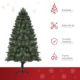 thumbnail image 4 of HOMCOM 5FT Artificial Christmas Tree Xmas Tree Holiday Home Decoration with Automatic Open, Green, 4 of 10