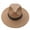 Coffee, variant on Mightlink Men Sun Hat Wide Brim Sunscreen Washable Friendly to Skin Beach Hat for Summer