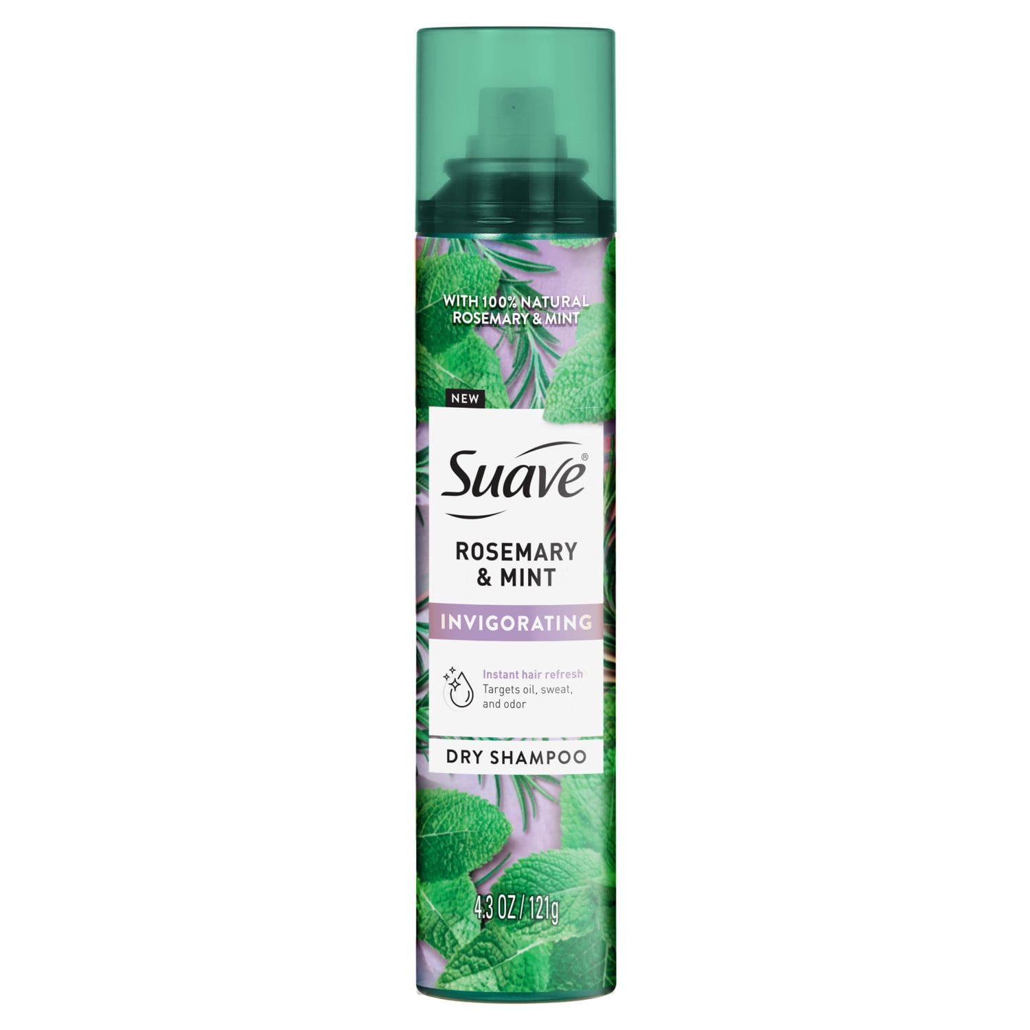(3 pack) Suave Rosemary & Mint Invigorating Dry Shampoo, for Instantly Reviving Oily Hair, 4.3 oz