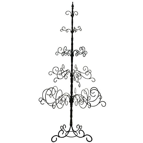 Patch Magic 7 Foot Black Wrought Iron Christmas Tree, 5 Levels, Easy assembly, No Tools required, Hand forged, Heavy duty . Ships Same day you order from Dallas
