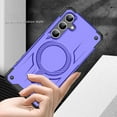 thumbnail image 4 of Designed for Samsung Galaxy S25 Plus - Compatible with MagSafe Support Wireless Charging Rugged Shockproof Anti-Slip Military Grade Protective Phone Cover for Samsung Galaxy S25 Plus, Purple, 4 of 7