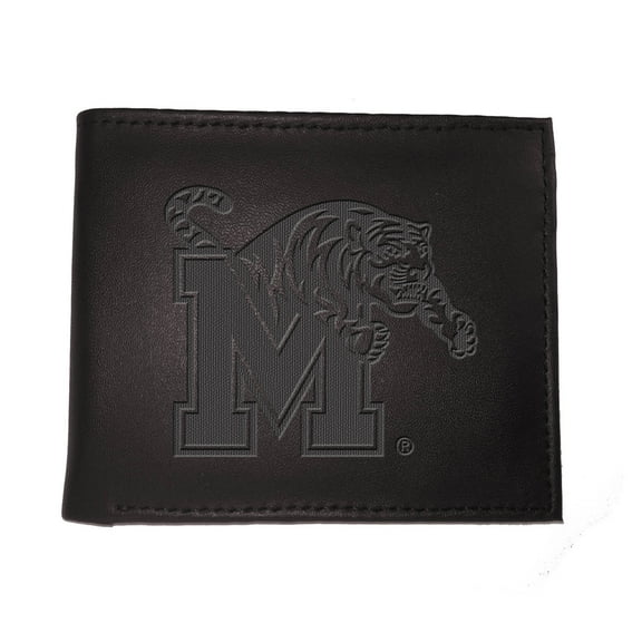Black Memphis Tigers Hybrid Bi-Fold Wallet