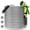 25FT, variant on Stainless Steel Garden Hose 25FT with 10-function Spray Nozzle, Outdoor Yard Lawn Watering