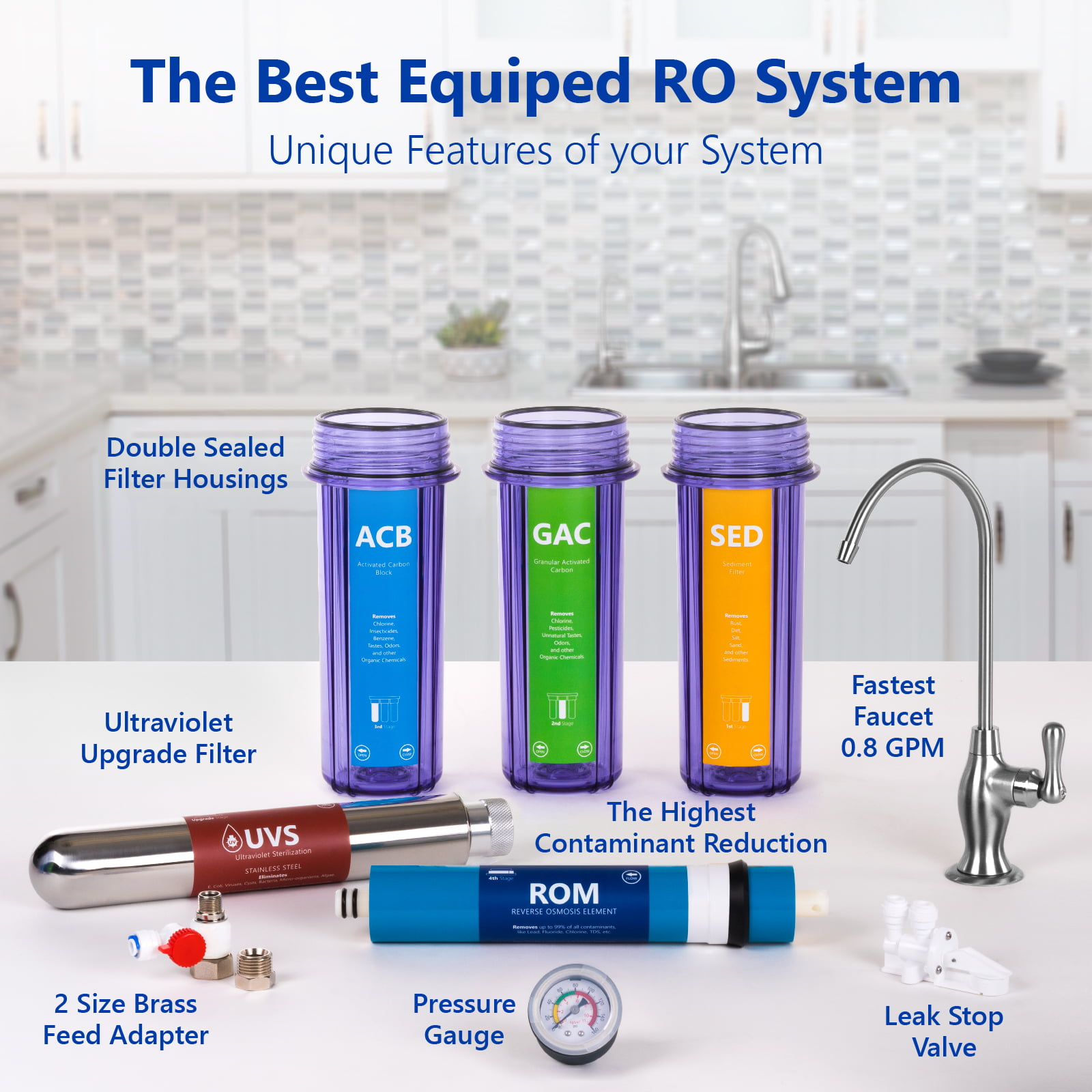 Express Water Ultraviolet Reverse Osmosis Water Filtration System