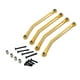 thumbnail image 5 of Piezas de actualización de enlace de chasis RC, varilla de conexión, varilla de tracción metálica para RC Crawler FCX24 1:24 Dorado, 5 of 9