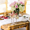thumbnail image 6 of Sparkles Home Rhinestone Crystal Filled Stem Toasting Flutes - Set of 6, 6 of 8