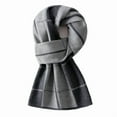 thumbnail image 6 of Men's 100% Wool Plaid Scarf, Winter Warm Tartan Scarf for Men, 180x30cm,180*30cm,6, 6 of 57