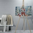 thumbnail image 4 of Merry Christmas Bulldog Enjoys Woofmas Winter Xmas Holiday Horizontal Matte Canvas Poster Dog Lover Gifts Idea Wall Art Home Decor - 02022, 4 of 5